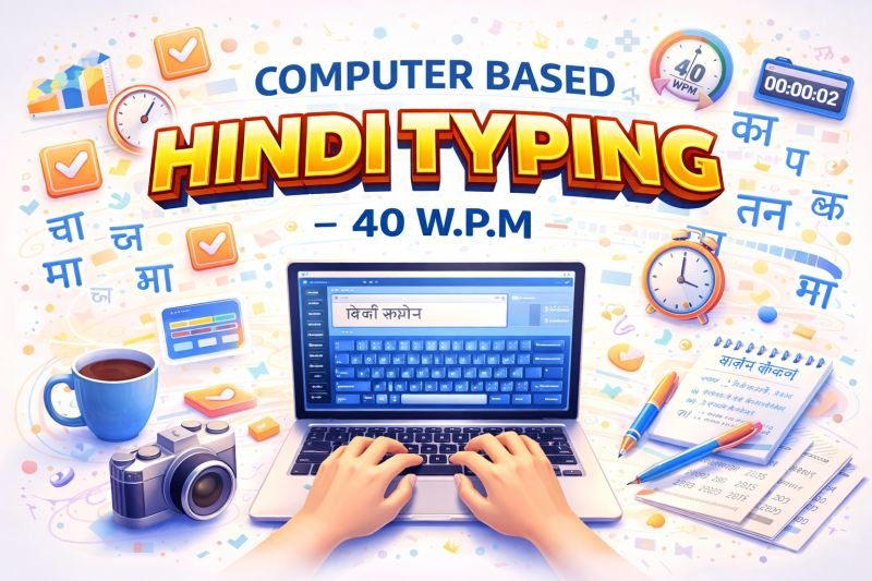 CERTIFICATE IN COMPUTER BASED HINDI TYPING - 40 W.P.M ( S-216 )