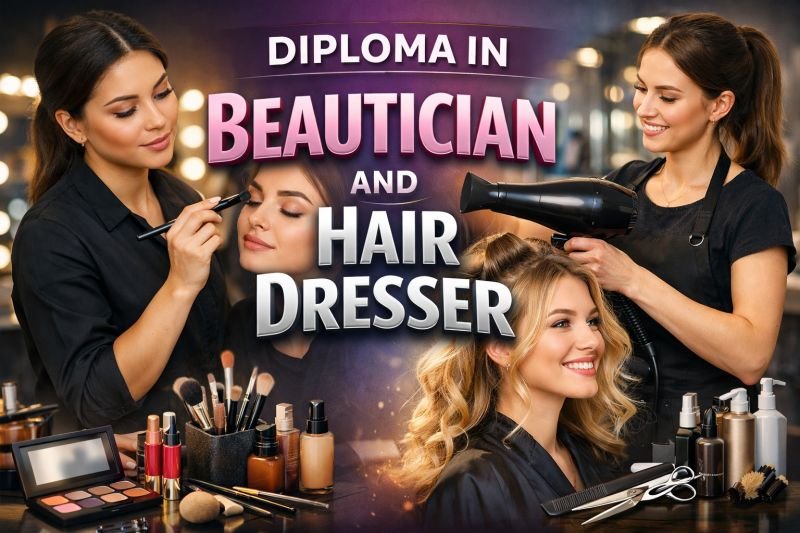DIPLOMA IN BEAUTICIAN AND HAIR DRESSER ( S-130 )