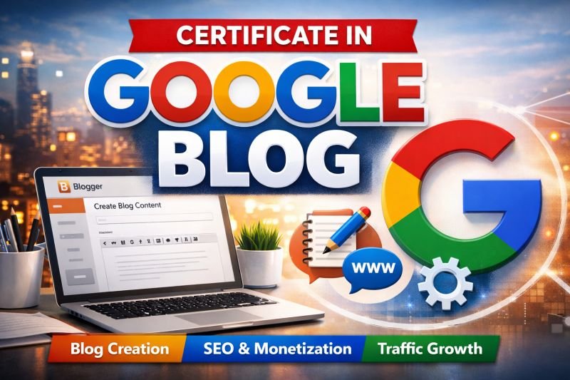 CERTIFICATE IN GOOGLE BLOG ( S-131 )